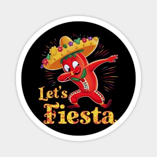 "Fiesta Pepper Dab: Cinco de Mayo Celebration" Magnet